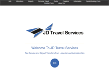 Tablet Screenshot of jdtravelservices.co.uk